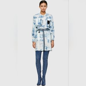 Diesel acid wash mini shirtdress!